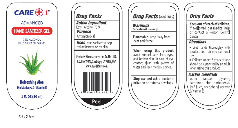 Pill image for advanced hand sanitizer gel