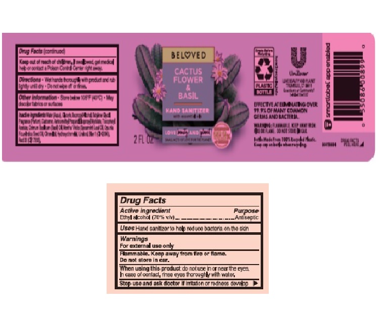 Pill image for love beauty and planet beloved catcus flower & basil hand sanitizer