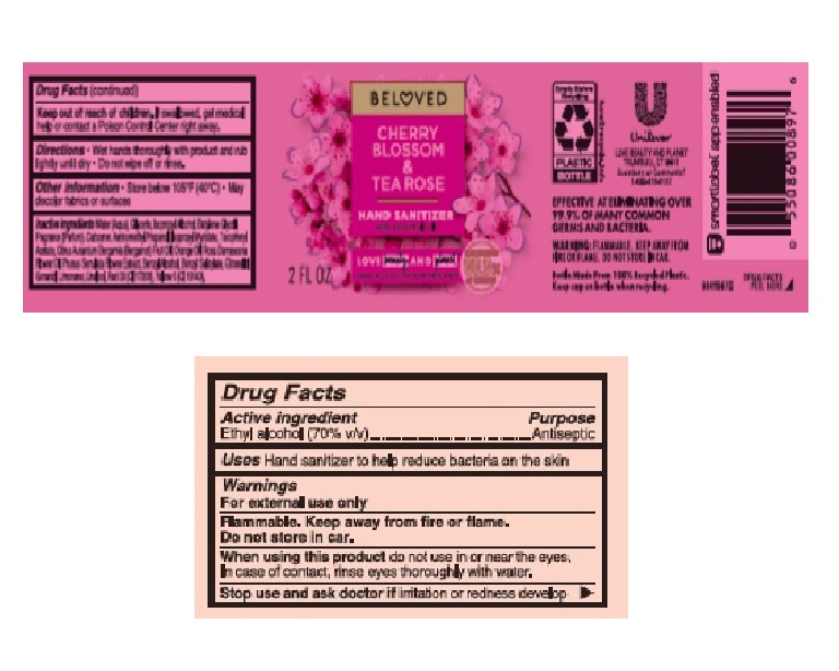 Pill image for love beauty and planet beloved cherry blossom & tea rose hand sanitizer