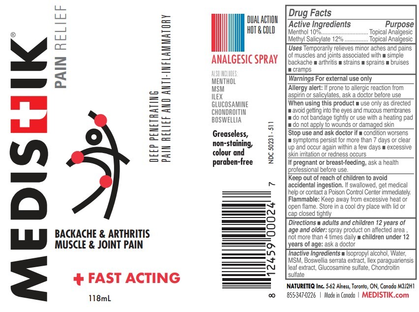 Pill image for Natureteq (as Pld) - Medistik Dual Action (50231-511)