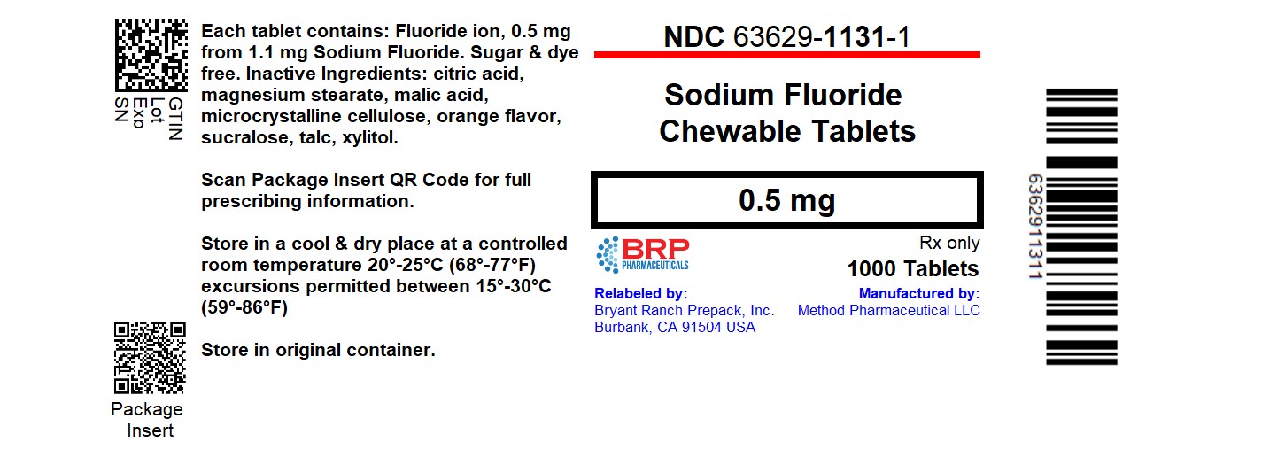 Pill image for Sodium Fluoride Chewable Tablets