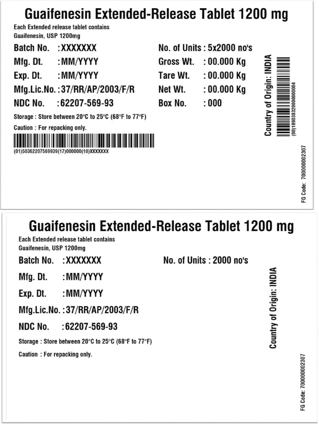 Pill image for Guaifenesin Extended-release Tablets 600mg And 1200mg