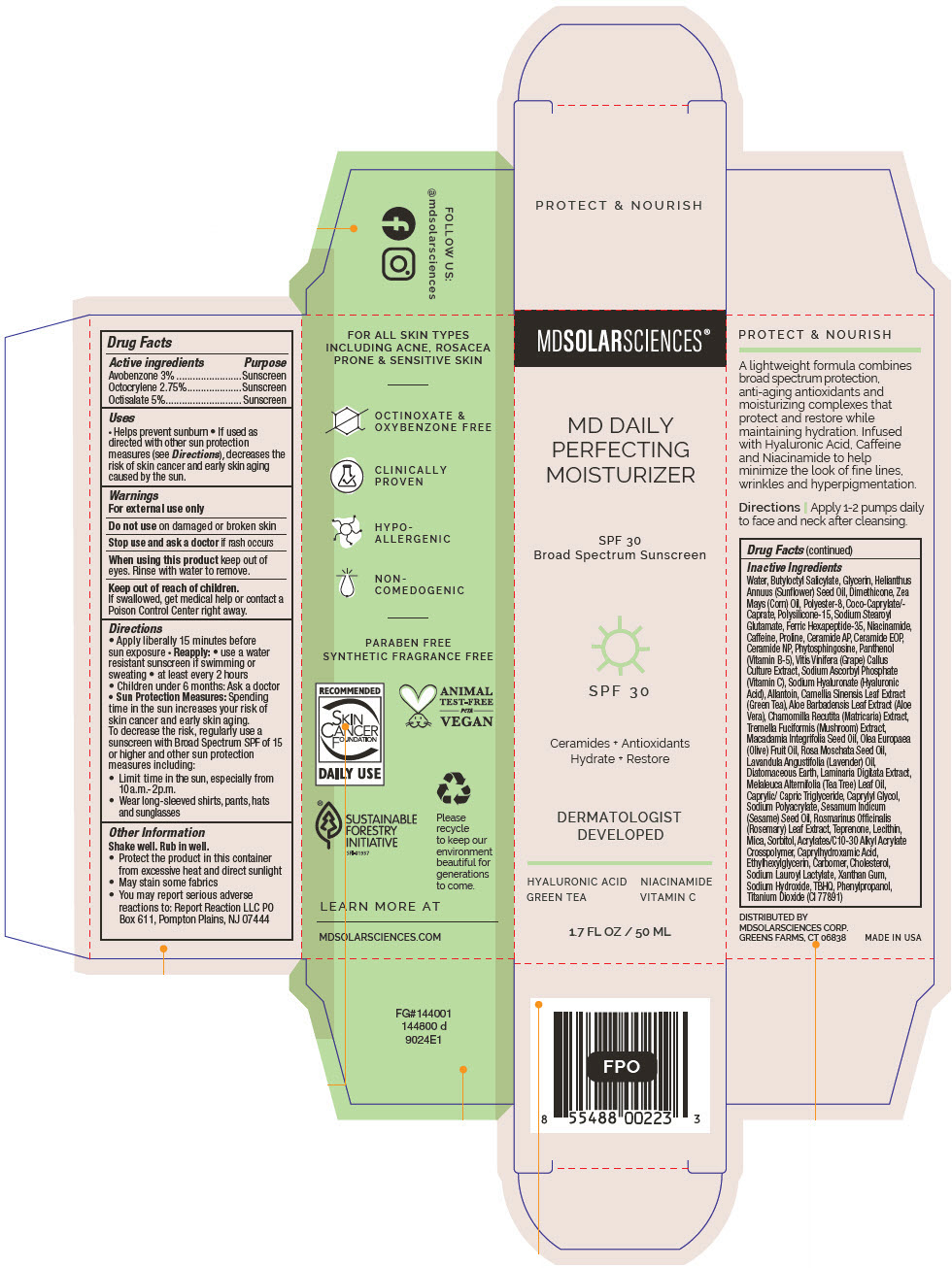 Pill image for Md Daily Perfecting Moisturizer Spf 30.