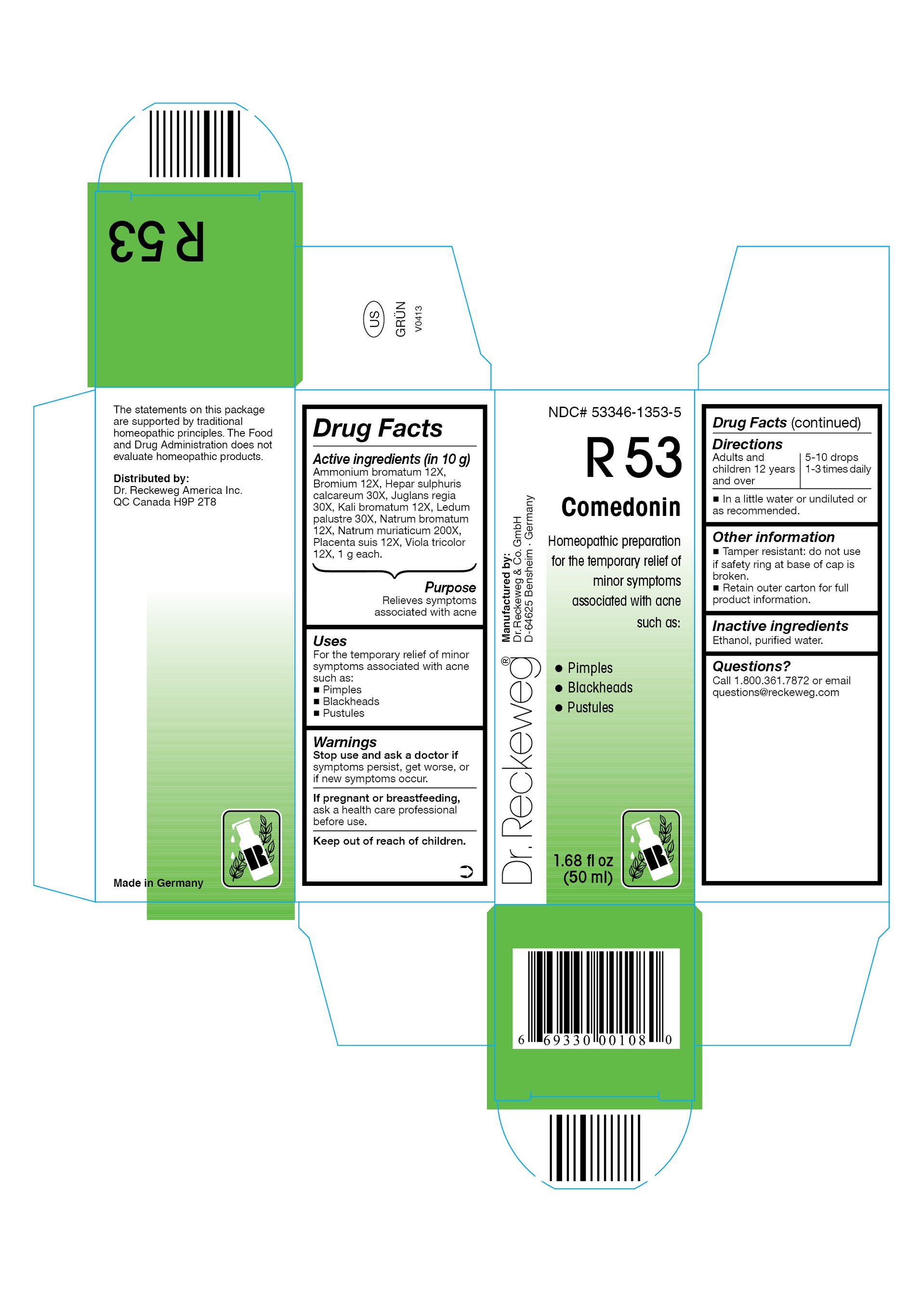 Pill image for Dr. Reckeweg R53 Comedonin