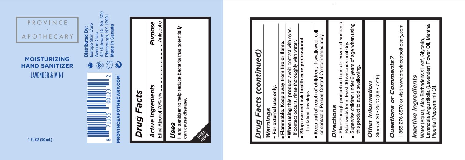 Pill image for Moisturizing Gel Hand Sanitizer Lavender & Mint 30 Ml