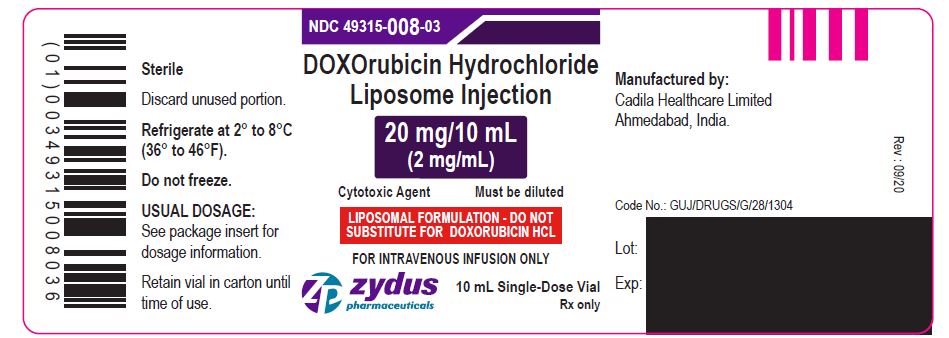 Pill image for Doxorubicin Hydrochloride Liposome Injection