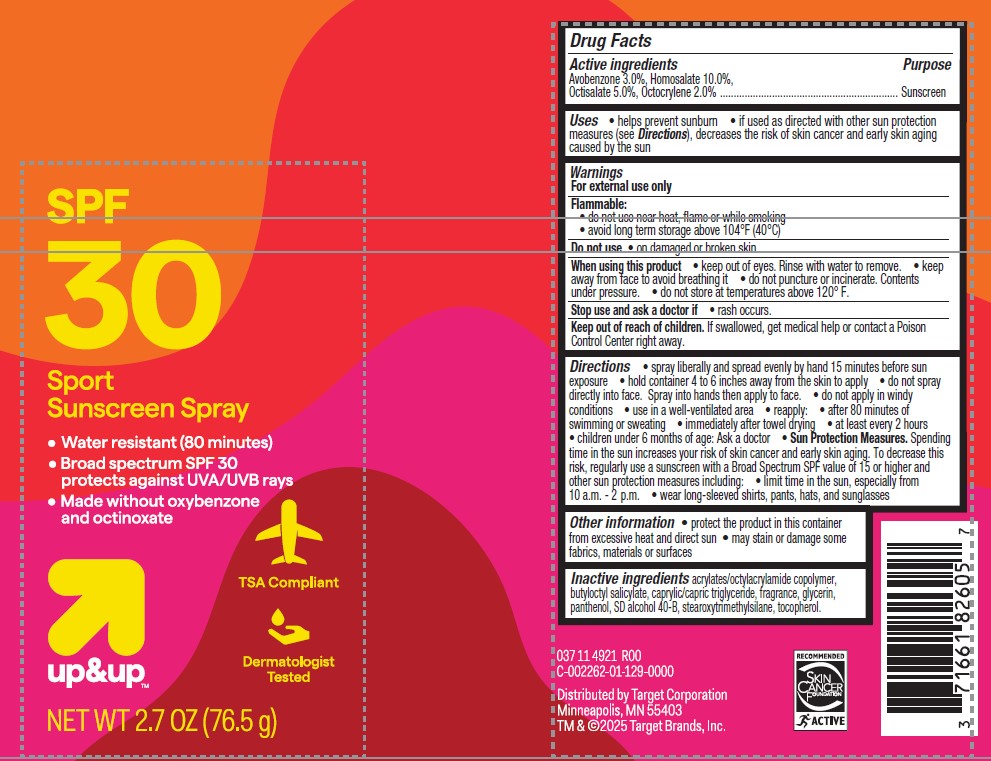 Pill image for target up & up sunscreen spf 30 sport broad spectrum spray