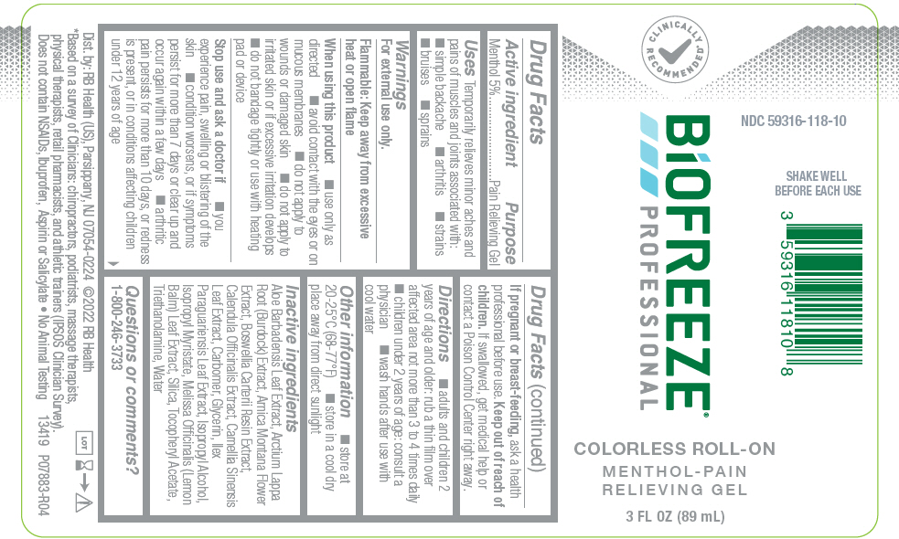 Pill image for Biofreeze Professional Colorless Roll-on