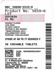 Pill image for Perrigo Aspirin Drug Facts