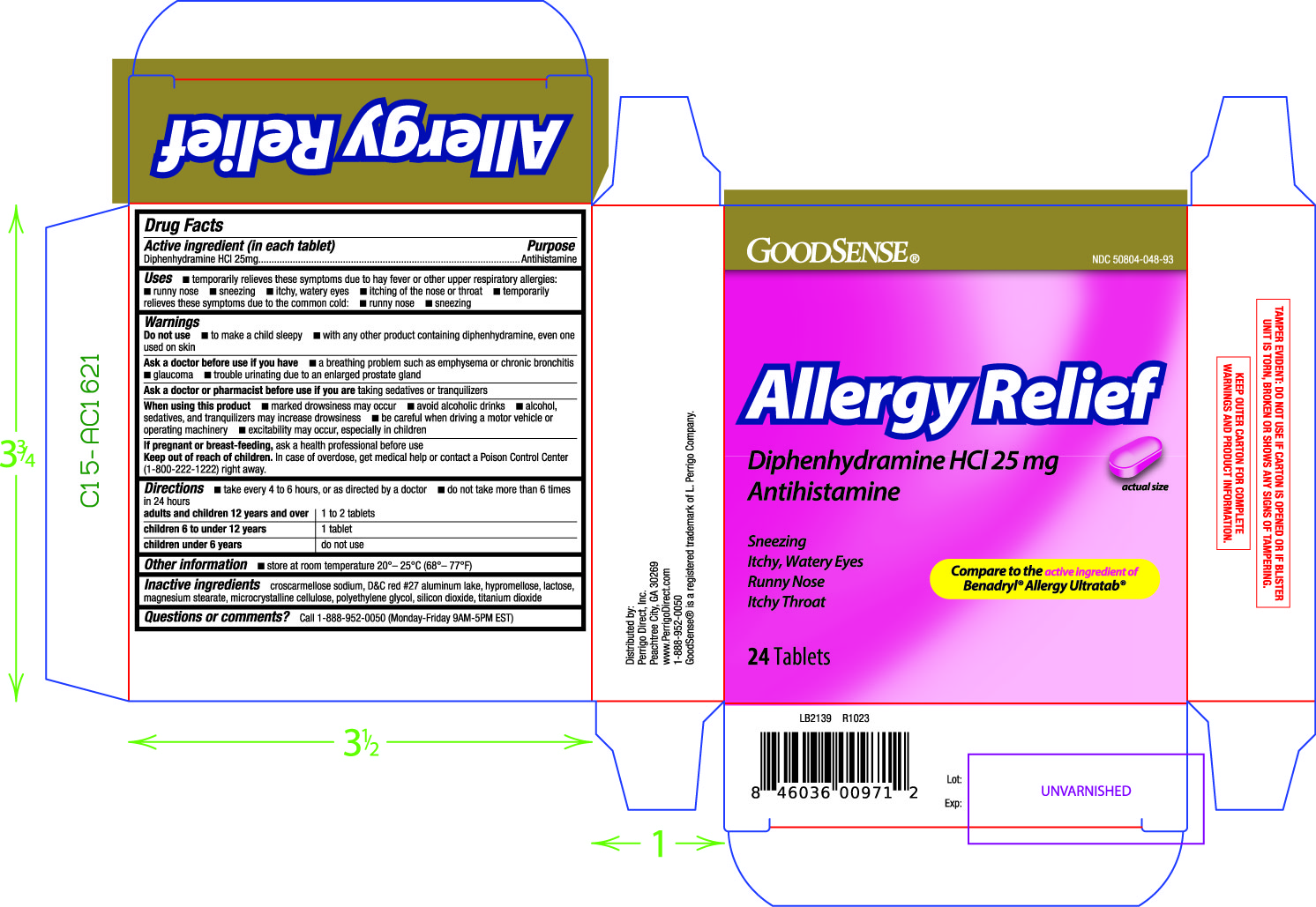 Pill image for 048 - Allergy Relief