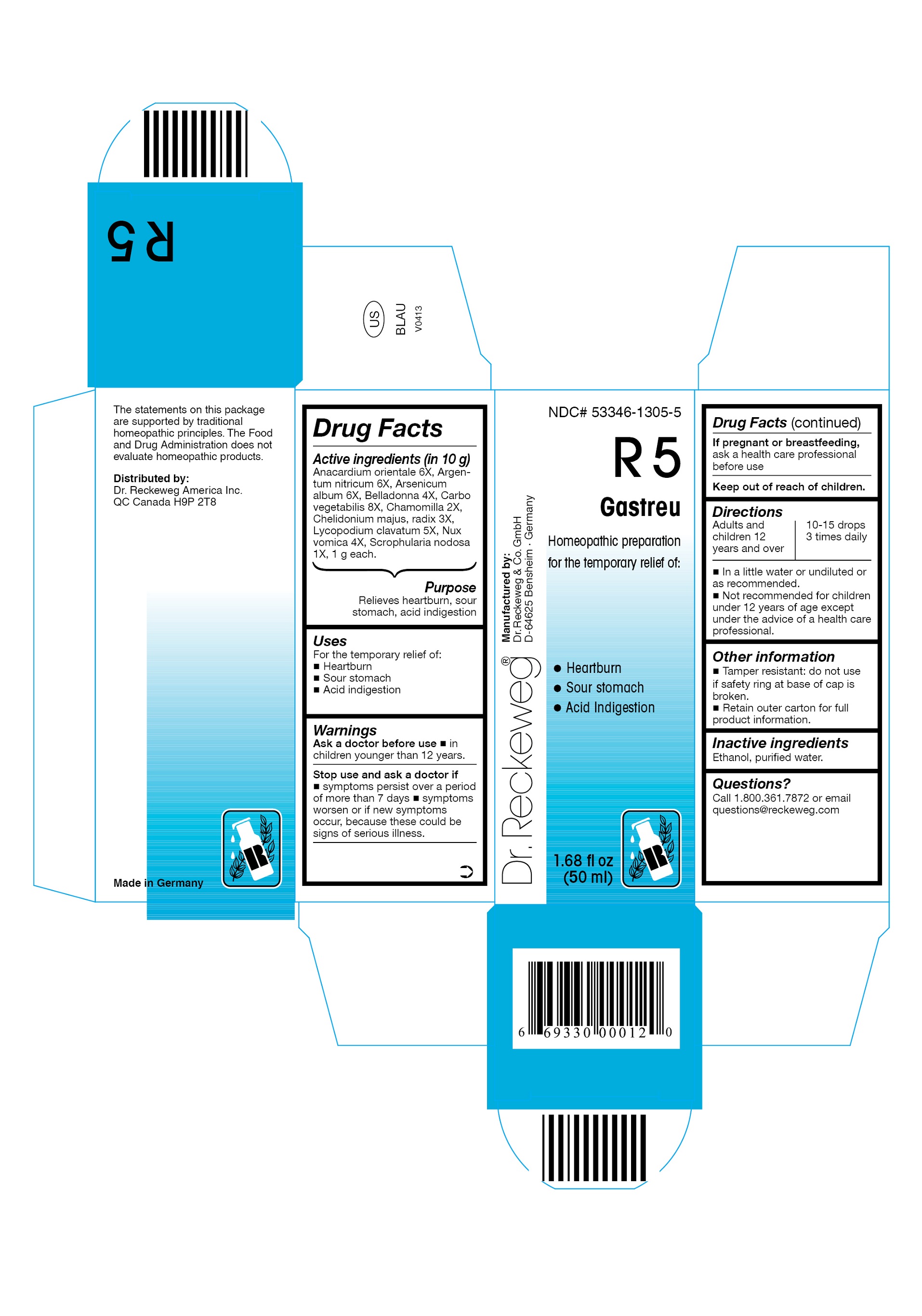 Pill image for Dr. Reckeweg R5 Gastreu