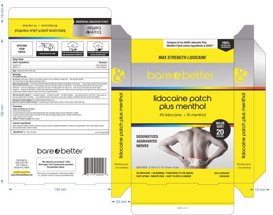 Pill image for Lidocaine With Menthol Patch Pain Relief- Lidocaine 4% And Menthol 1% Patch