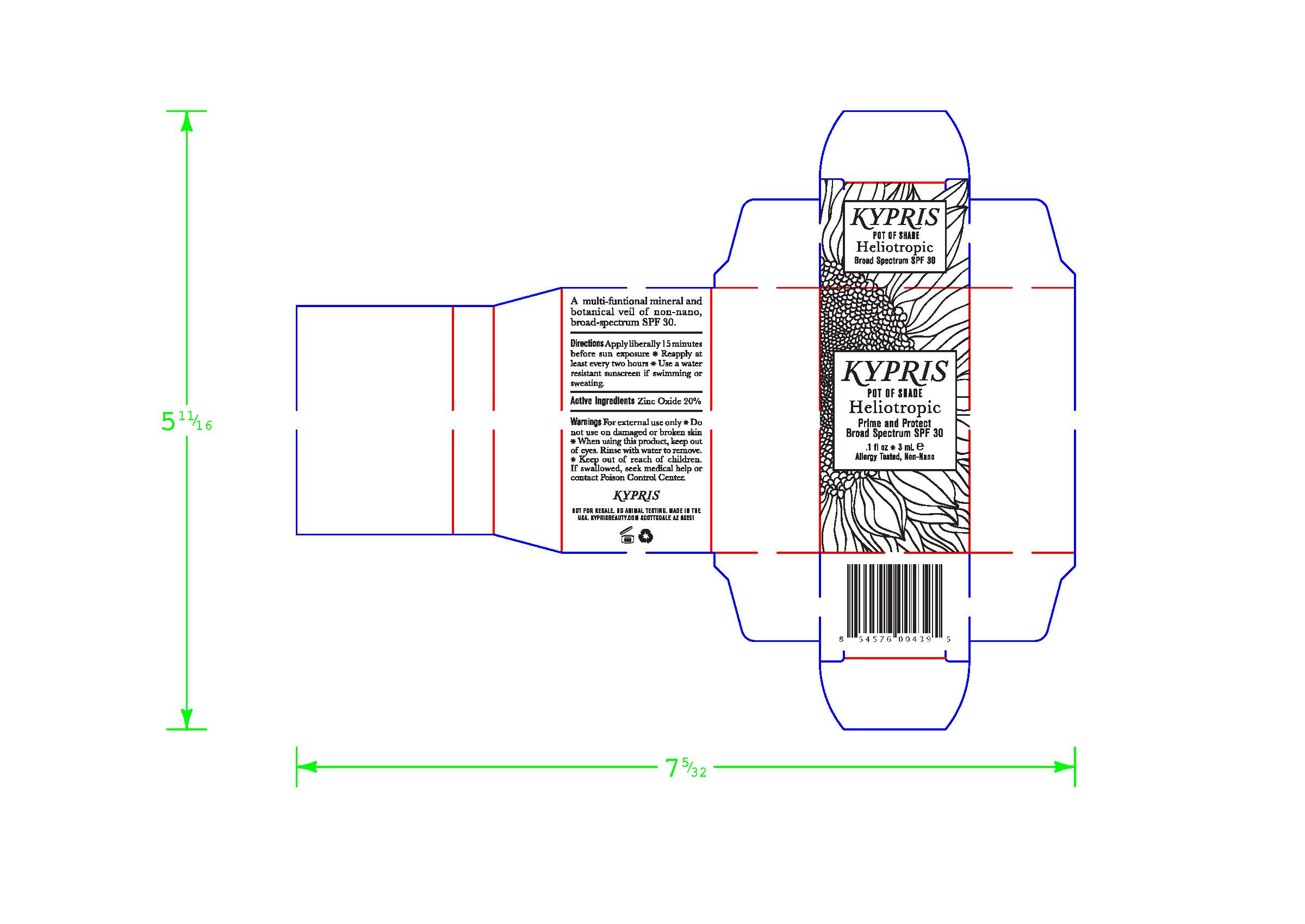 Pill image for Kypris Pot Of Shade Heliotropic Prime And Protect Broad Spectrum Spf 30