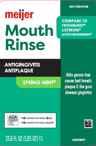 Pill image for Meijer Spring Mint Antiseptic Mouthrinse