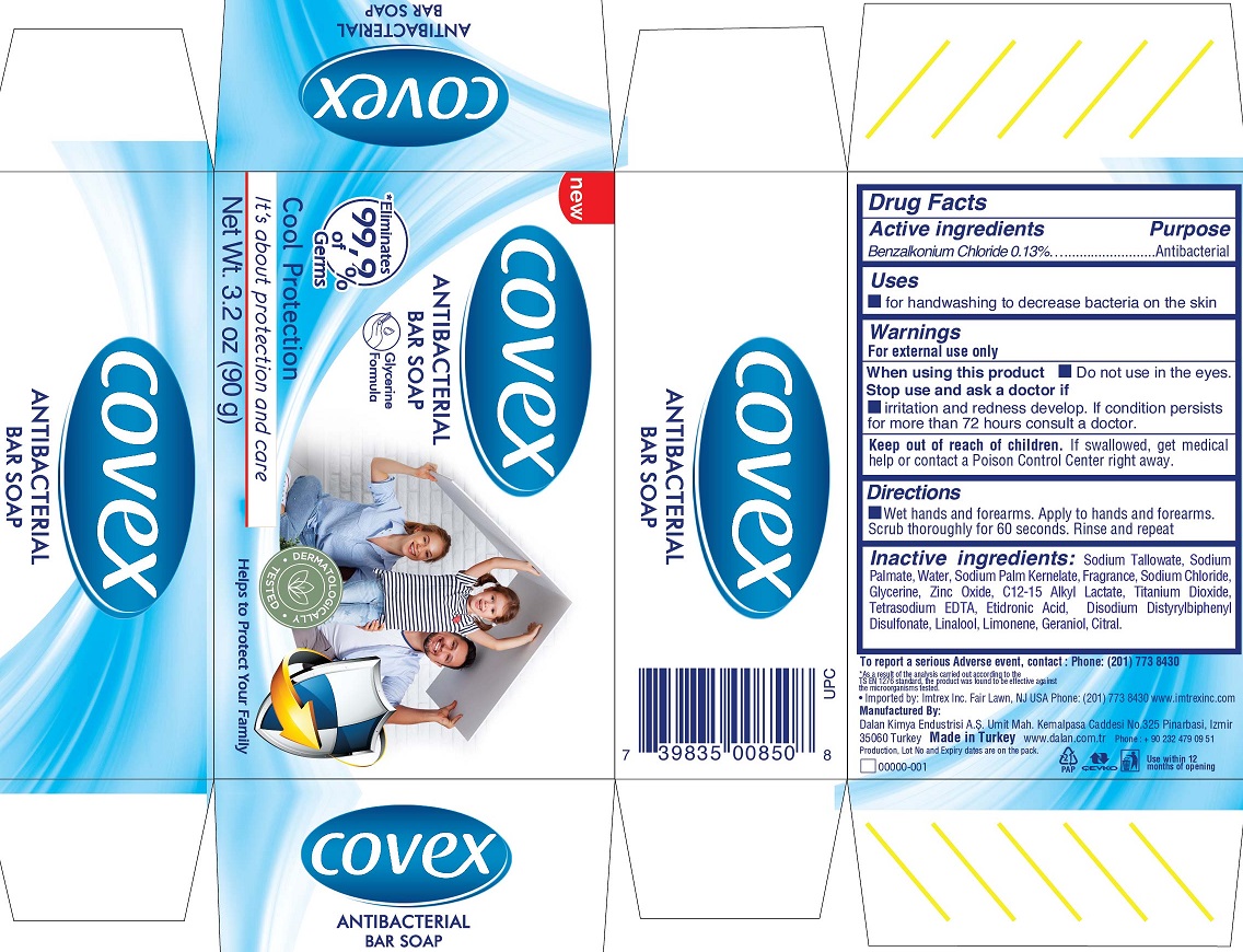 Pill image for Covex Antibacterial Bar Soap Cool Protection