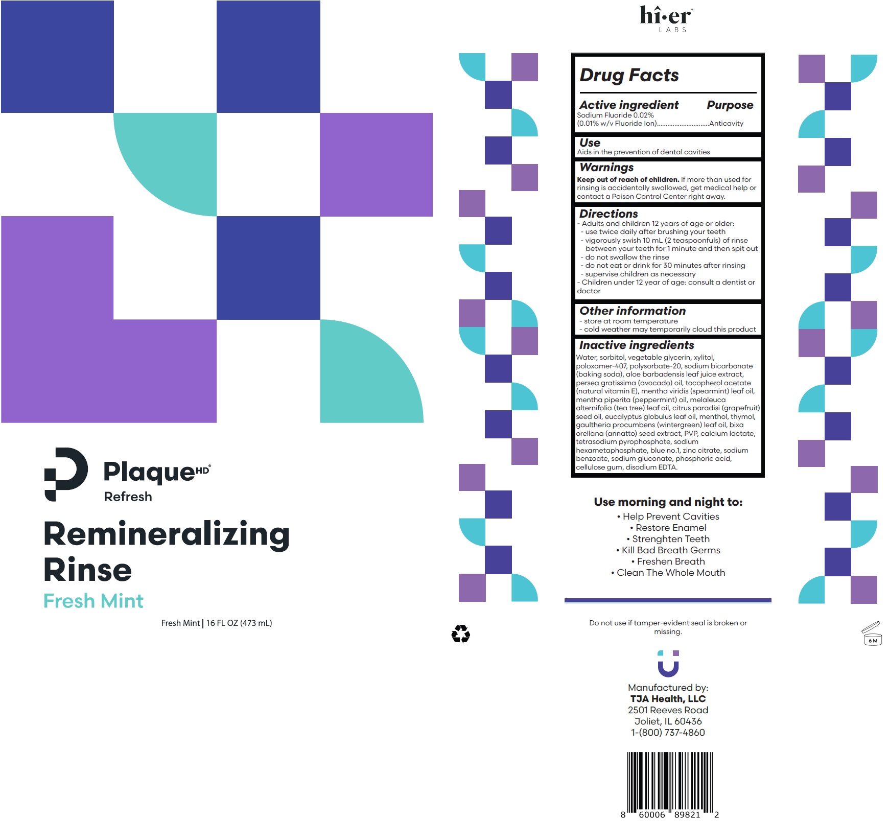 Pill image for Plaque Refresh Remineralizing Rinse Fresh Mint