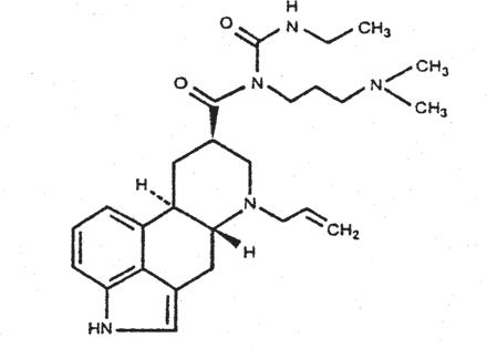 Pill image for cabergoline tablets, usp