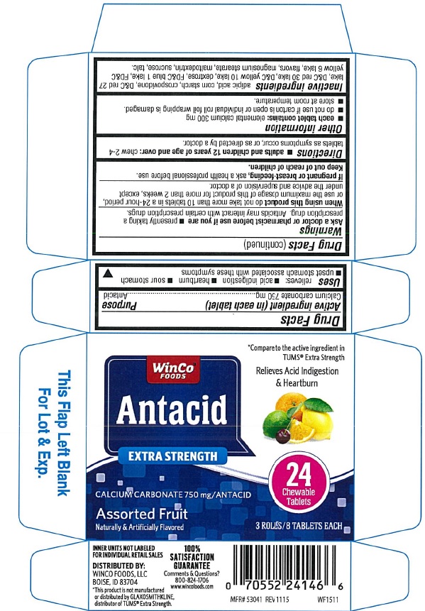 Pill image for Antacid Extra Strength Assorted Fruit