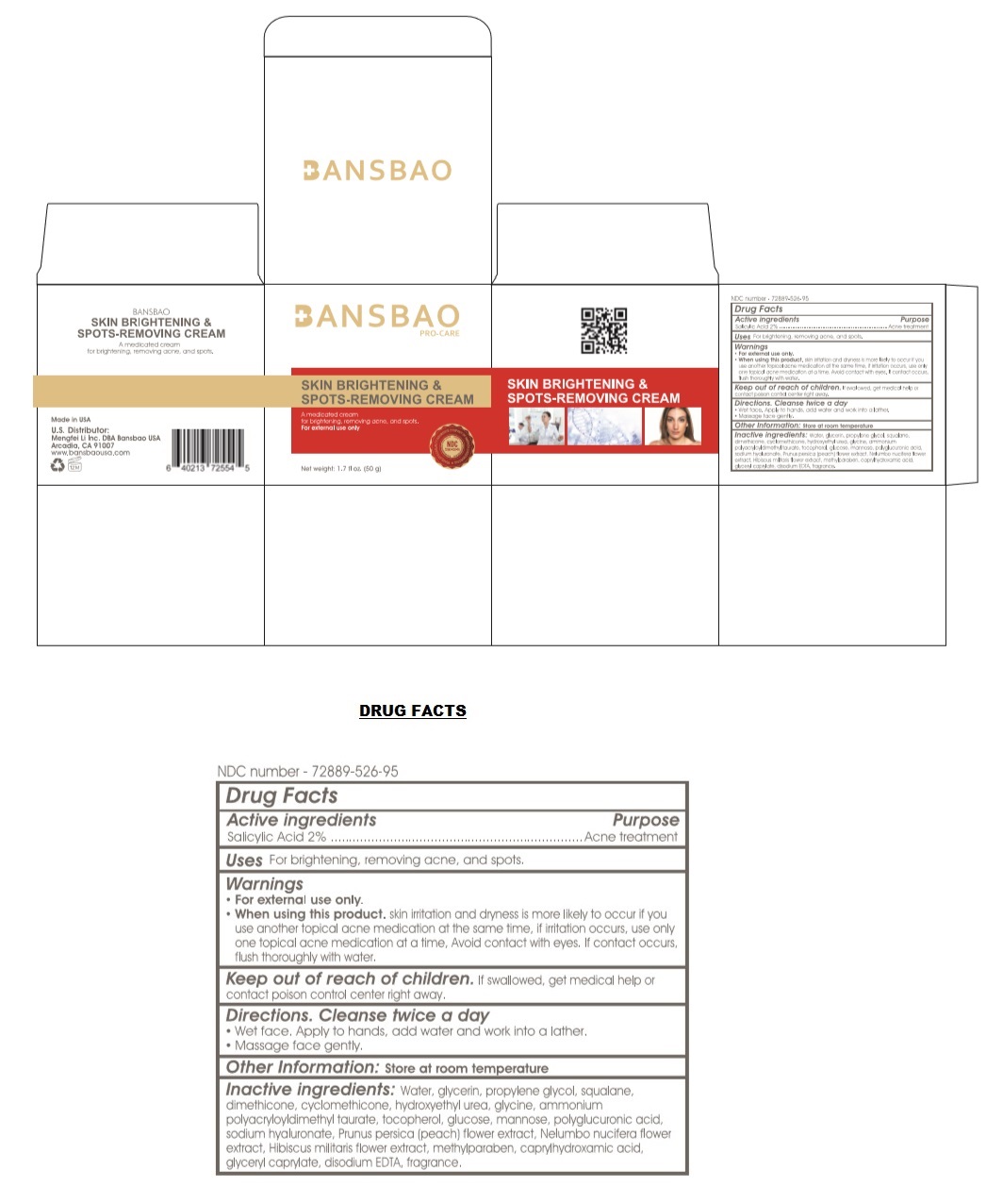 Pill image for Bansbao Skin Brightening & Spots-removing Cream