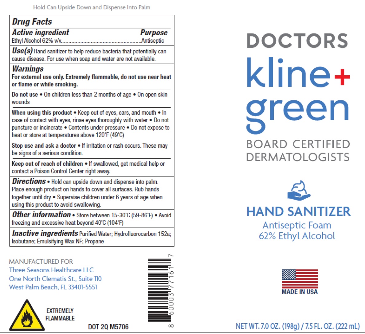 Pill image for Doctors Kline & Green Board Certified Dermatologist Hand Sanitizer Antiseptic