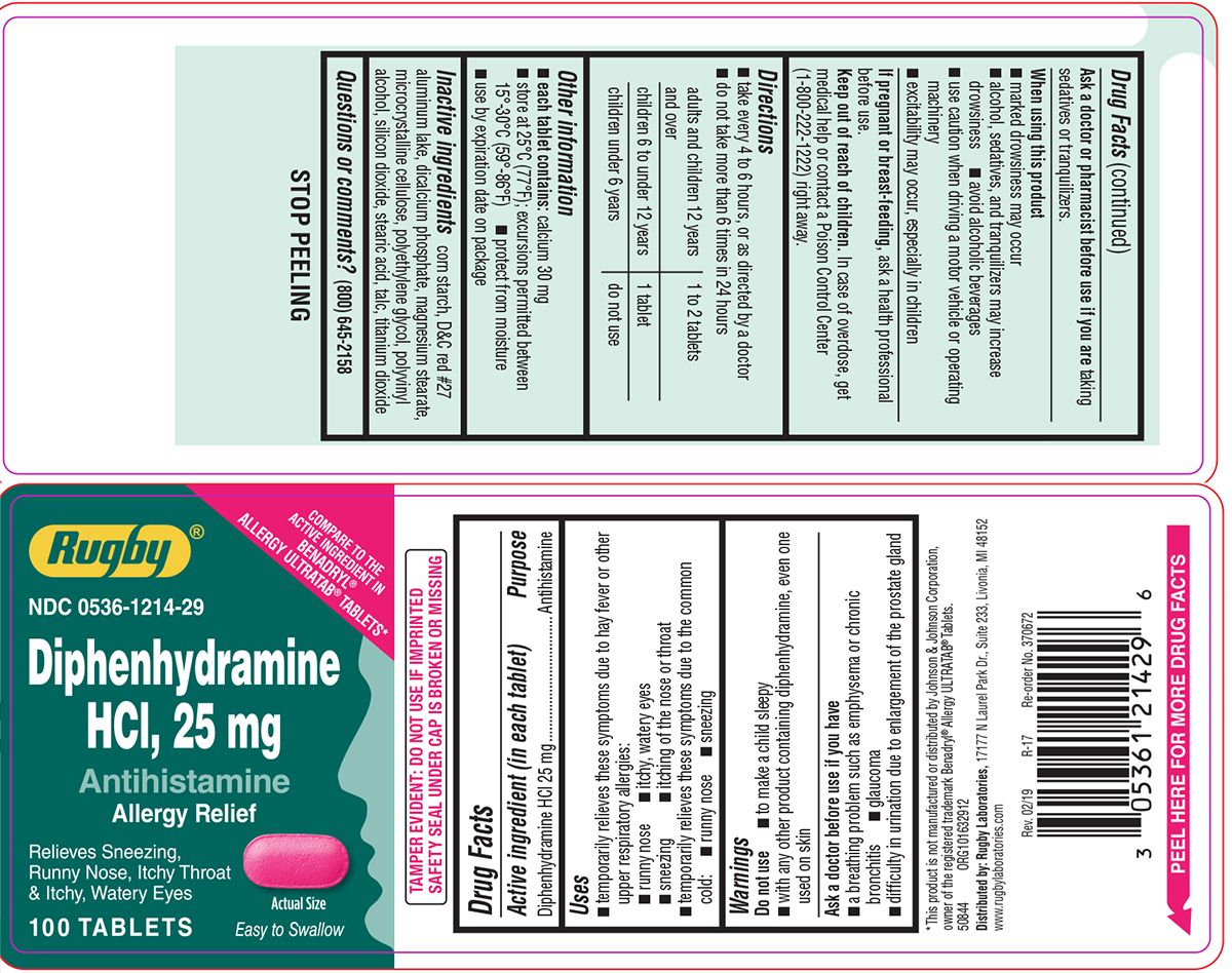 Pill image for Diphenhydramine 25mg Tabs