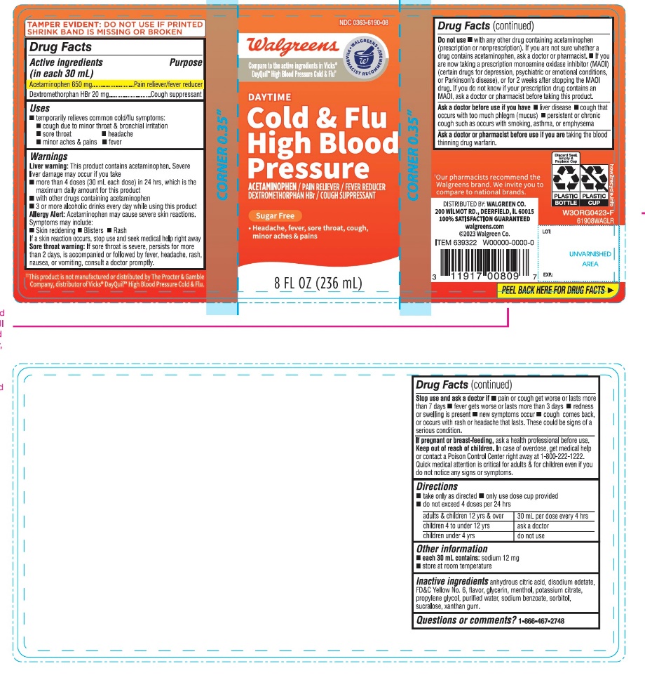 Pill image for Walgreen’s High Blood Pressure Daytime Cold & Flu