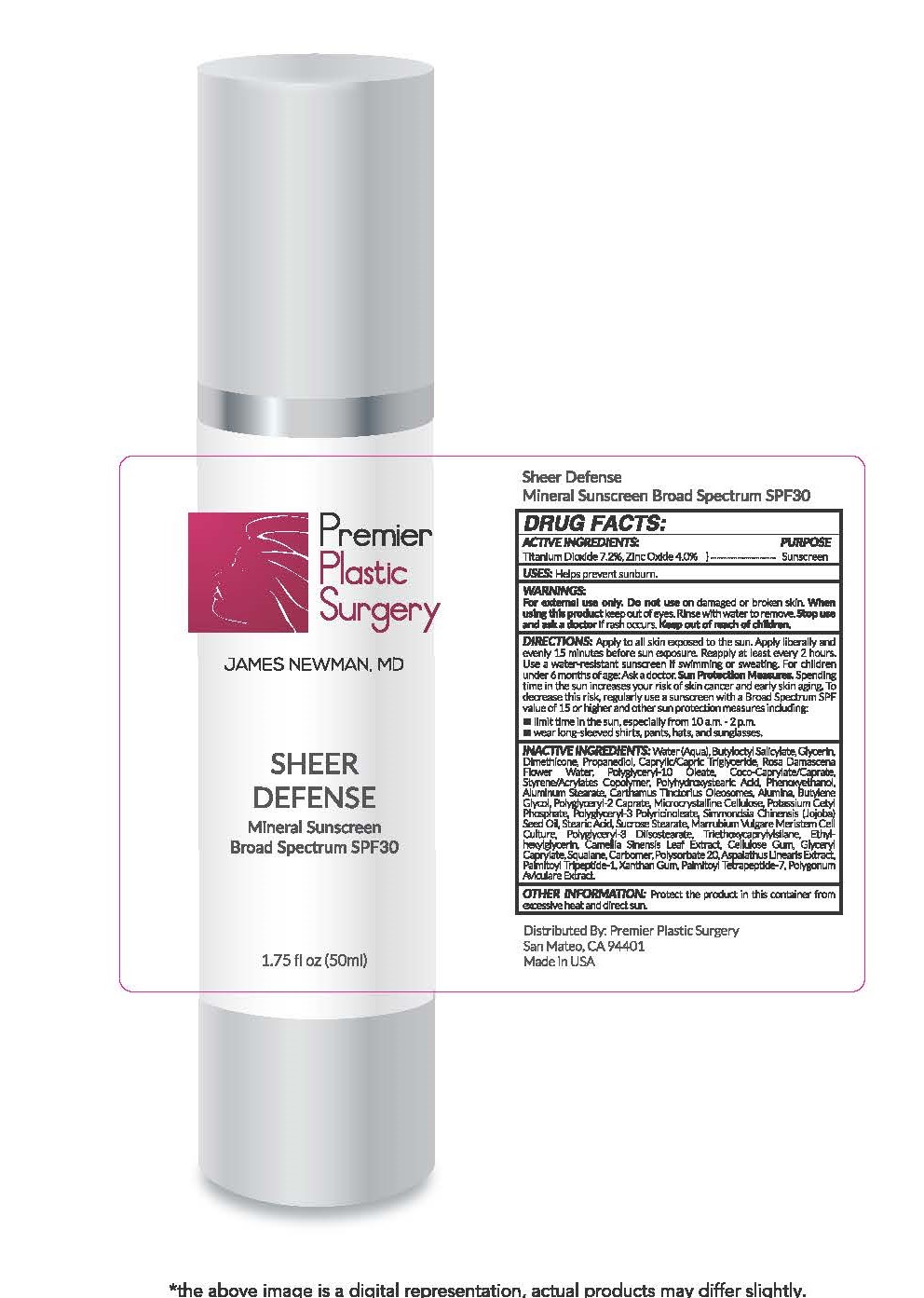 Pill image for Sheer Defense Mineral Sunscreen