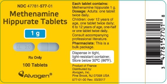 Pill image for Methenamine Hippurate Tablets 1 G