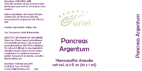 Pill image for Pancreas Argentum