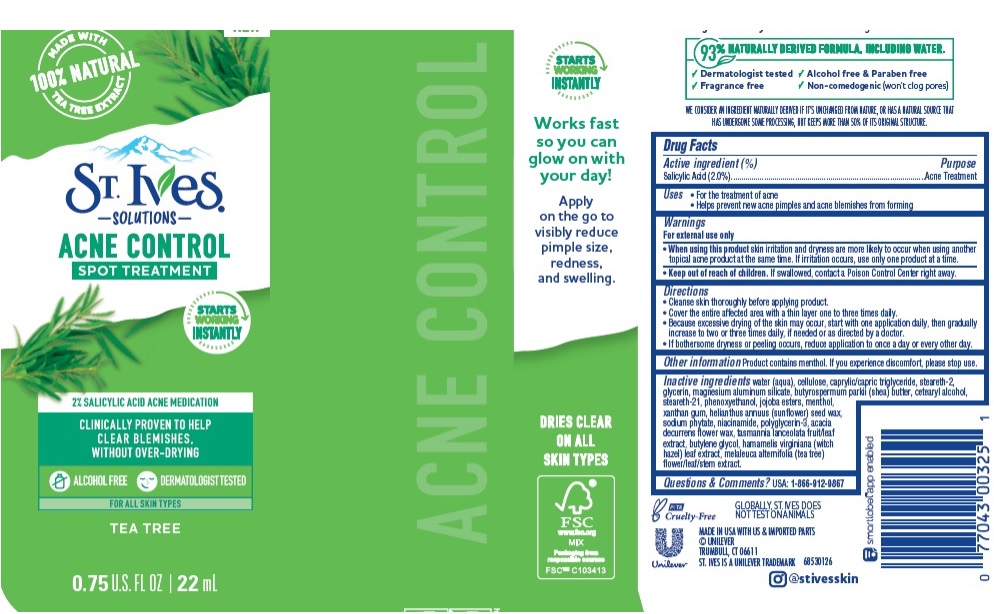 Pill image for st. ives solutions acne control spot treatment