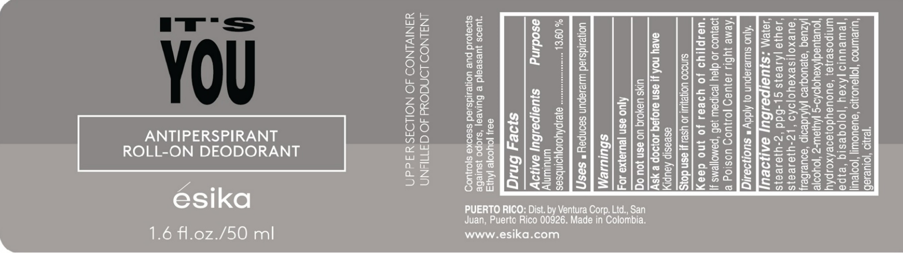 Pill image for It's You Antiperspirant Roll-on Deodorant