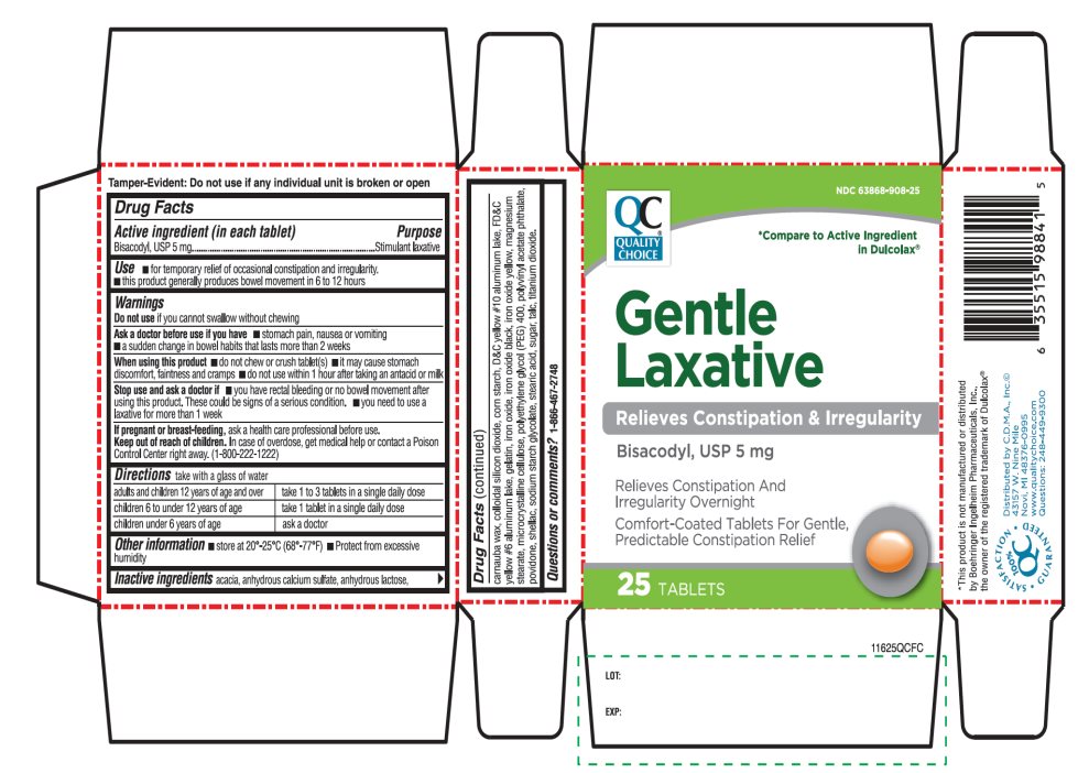 Pill image for Quality Choice Gentle Laxative 25 Tablets