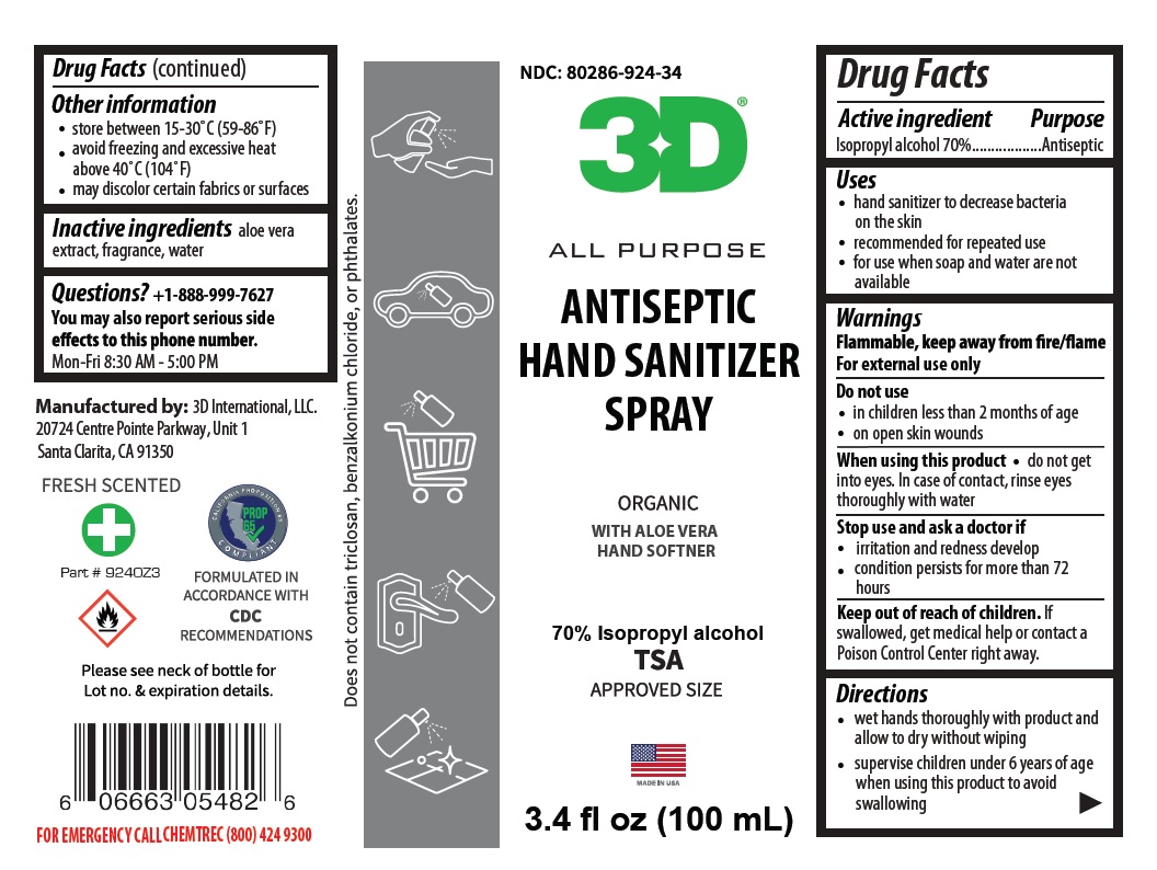 Pill image for 3d antiseptic hand Sanitizer spray