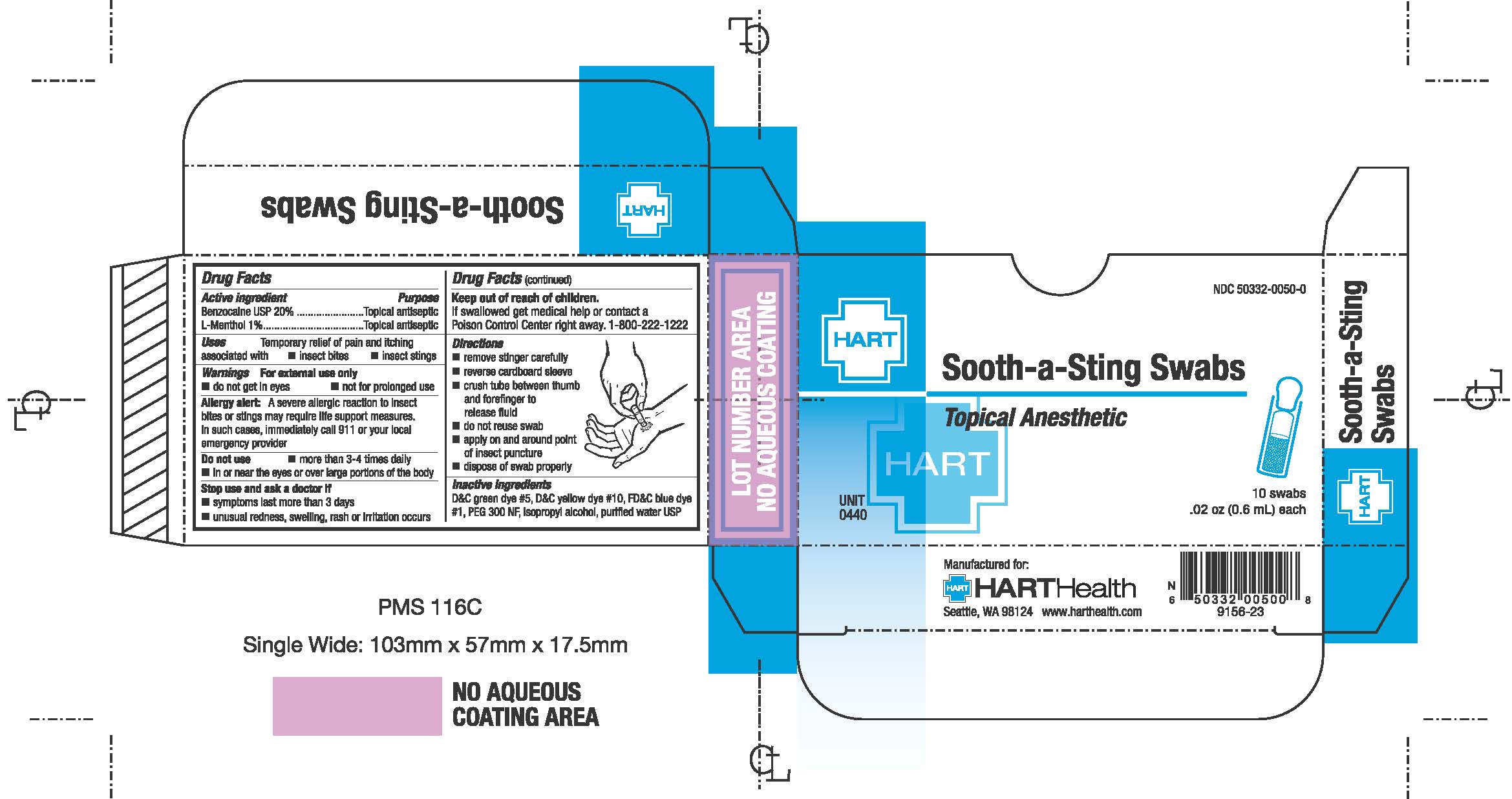 Pill image for Sooth-a-sting Swabs