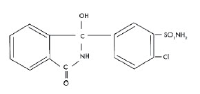 Pill image for chlorthalidone tablets,