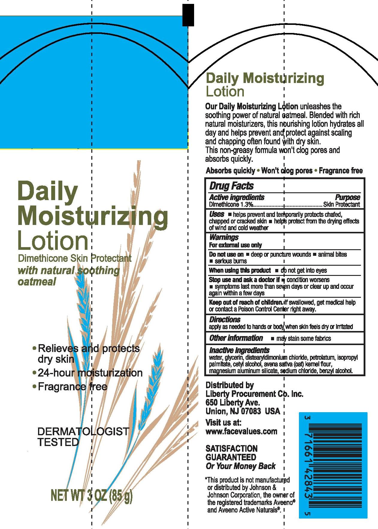 Pill image for Harmon Daily Moisturizing Lotion With Natural Soothing Oatmeal