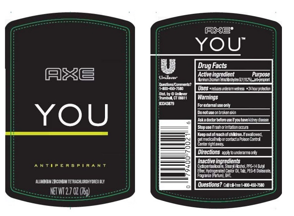 Pill image for axe you antiperspirant