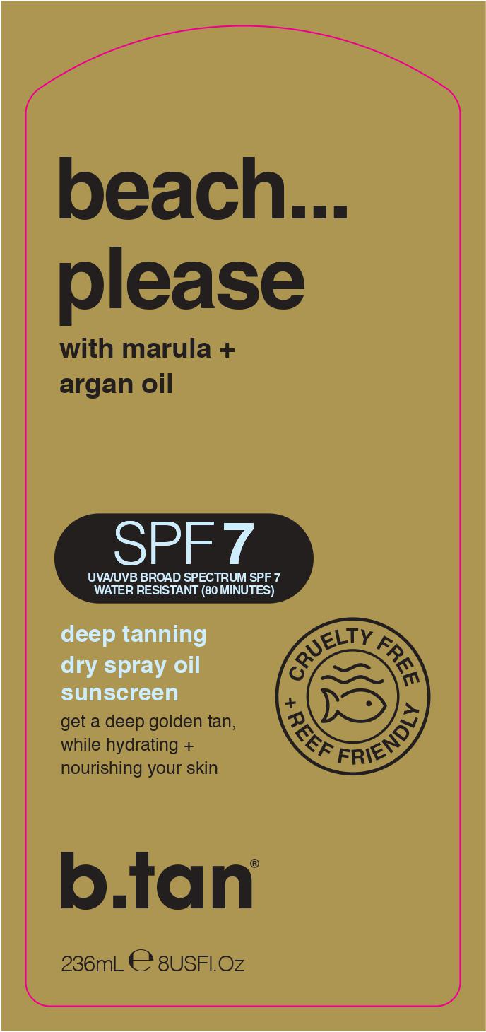 Pill image for b.tan beach please spf 7