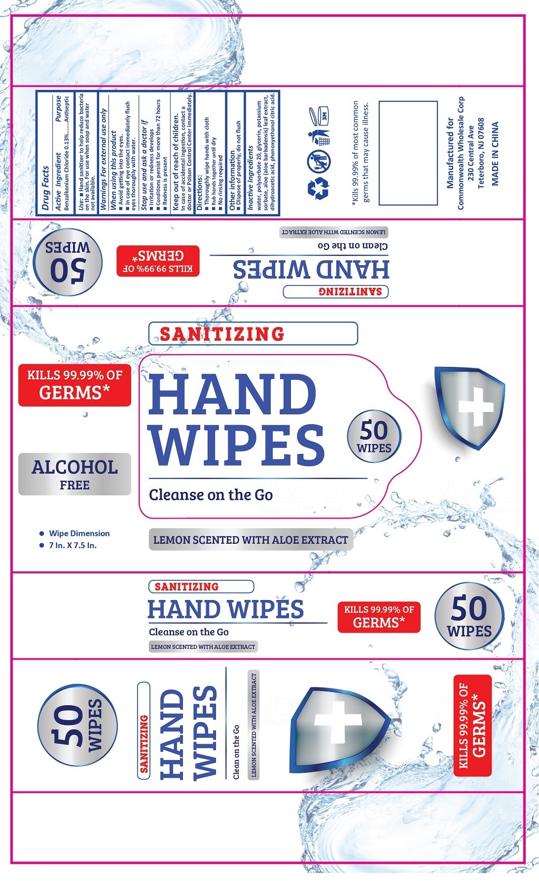 Pill image for Hand Wipes Cleanse On The Go