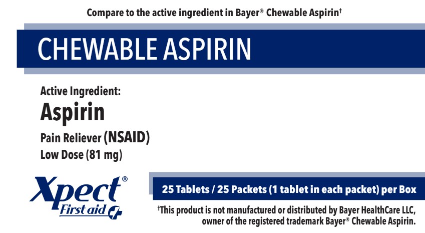 Pill image for xpect chewable aspirin