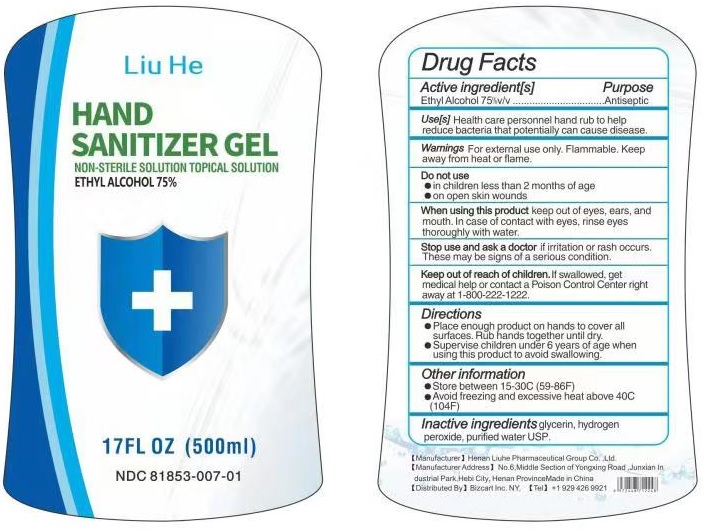 Pill image for Liu He Hand Sanitizer Gel