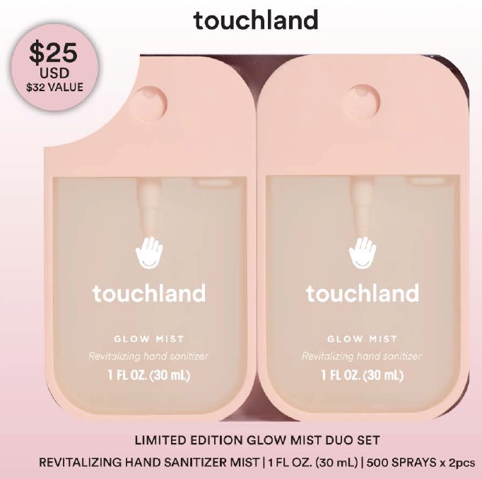 Pill image for touchland limited edition glow mist duo set
