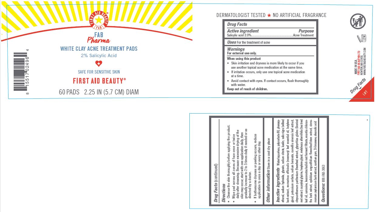 Pill image for First Aid Beauty Fab Pharma White Clay Acne Treatment