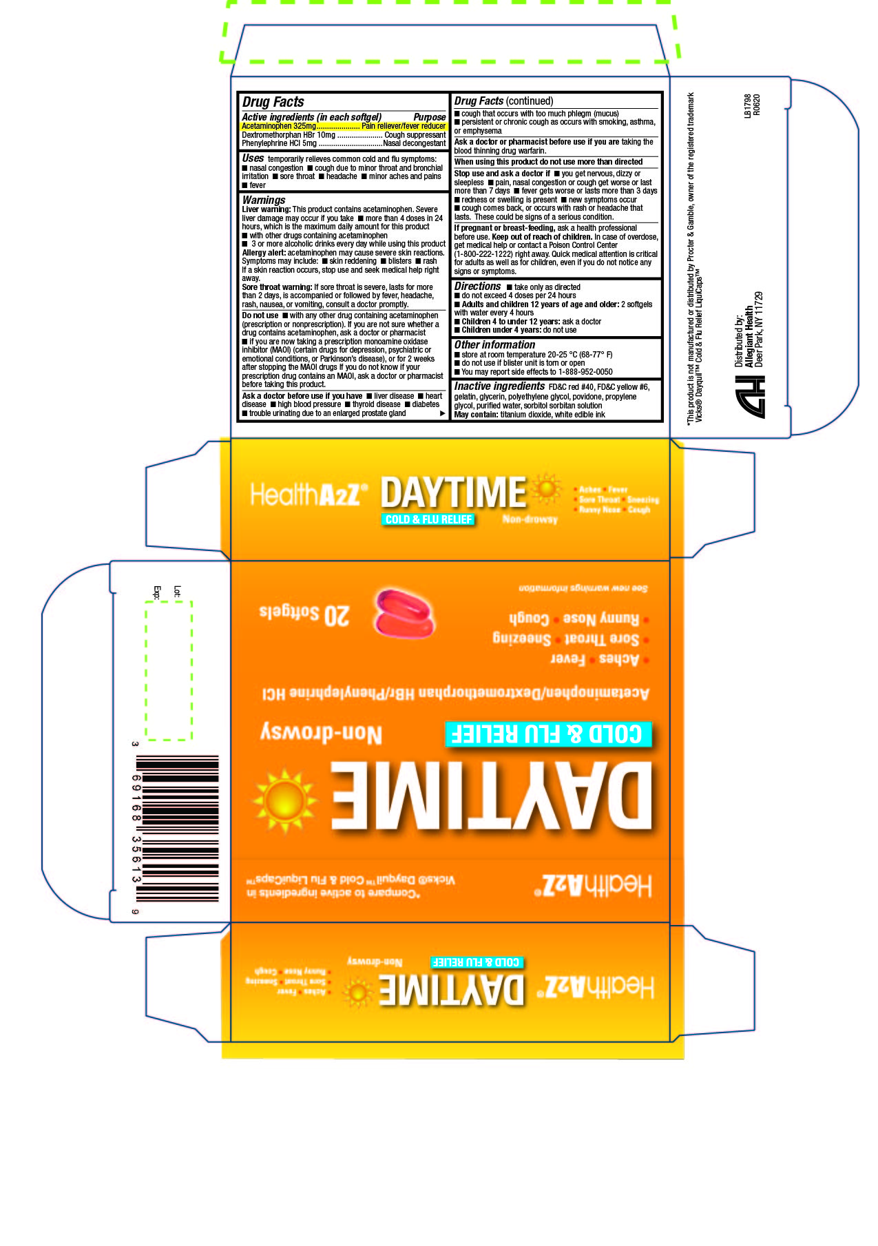Pill image for 417- Daytime Cold And Flu