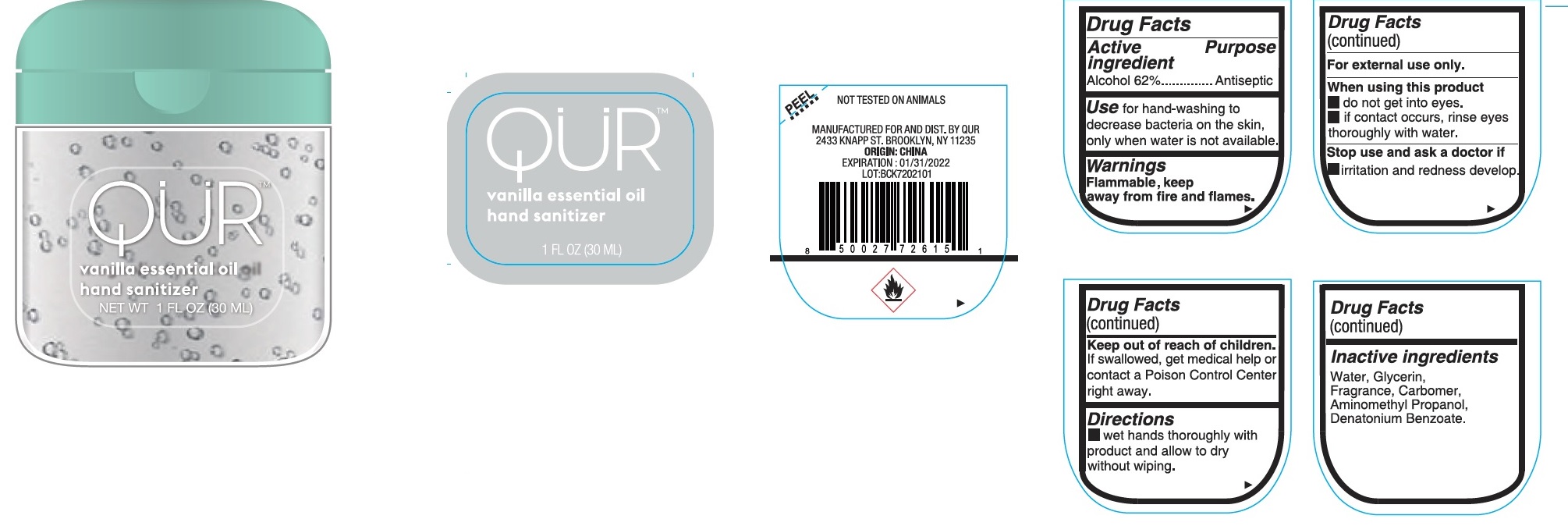 Pill image for Qur Vanilla Essential Oil Hand Sanitizer