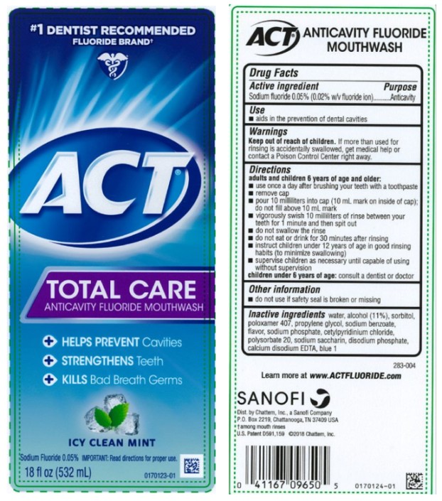 Pill image for Act Total Care Anticavity Fluoride Mouthwash Icy Clean Mint