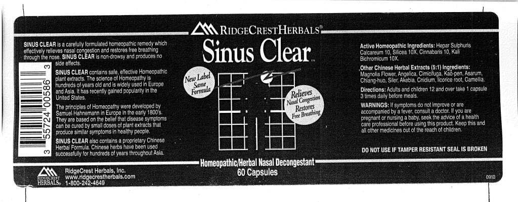 Pill image for Sinus Clear