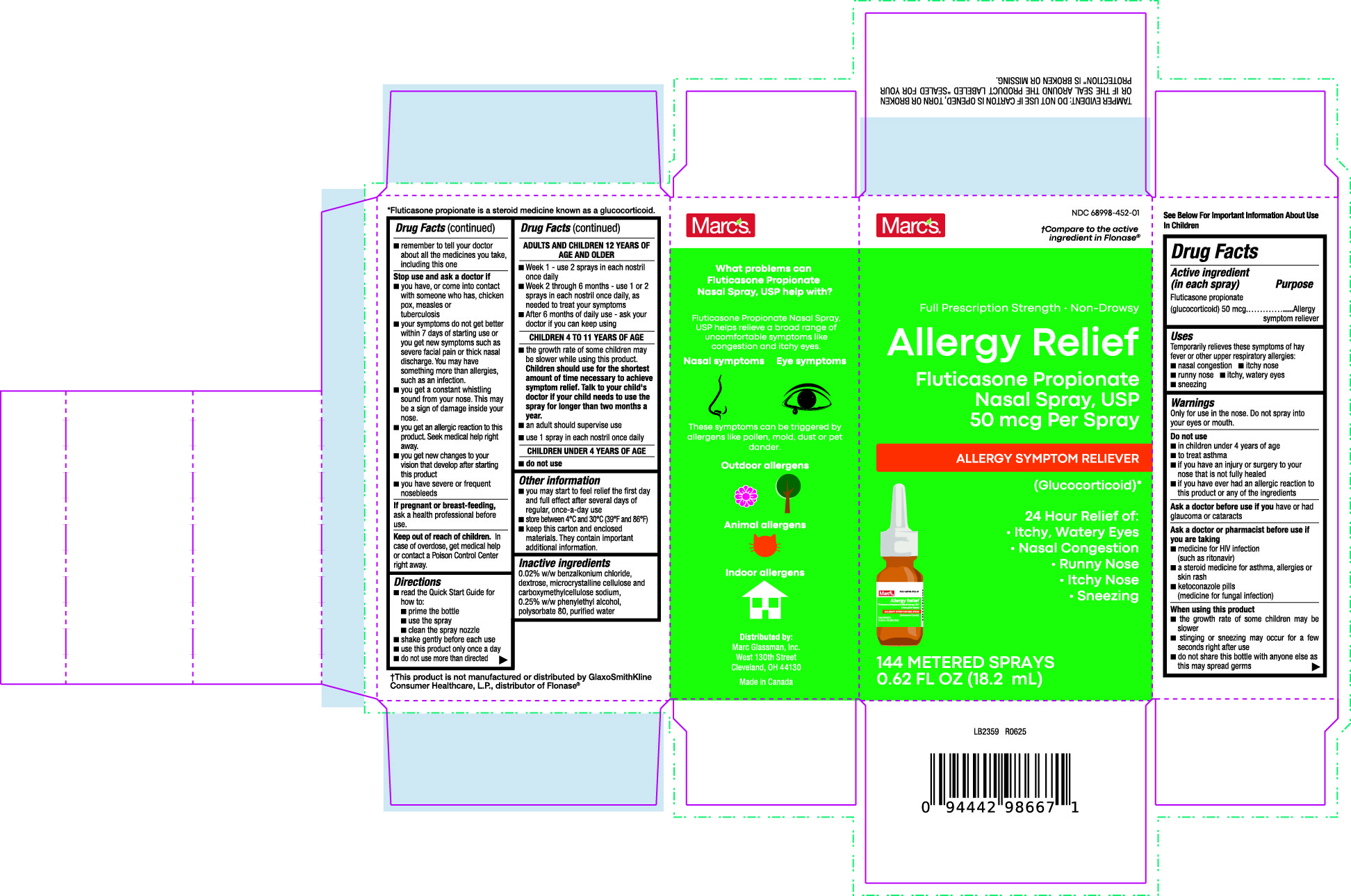 Pill image for 452 - Allergy Relief Nasal Spray