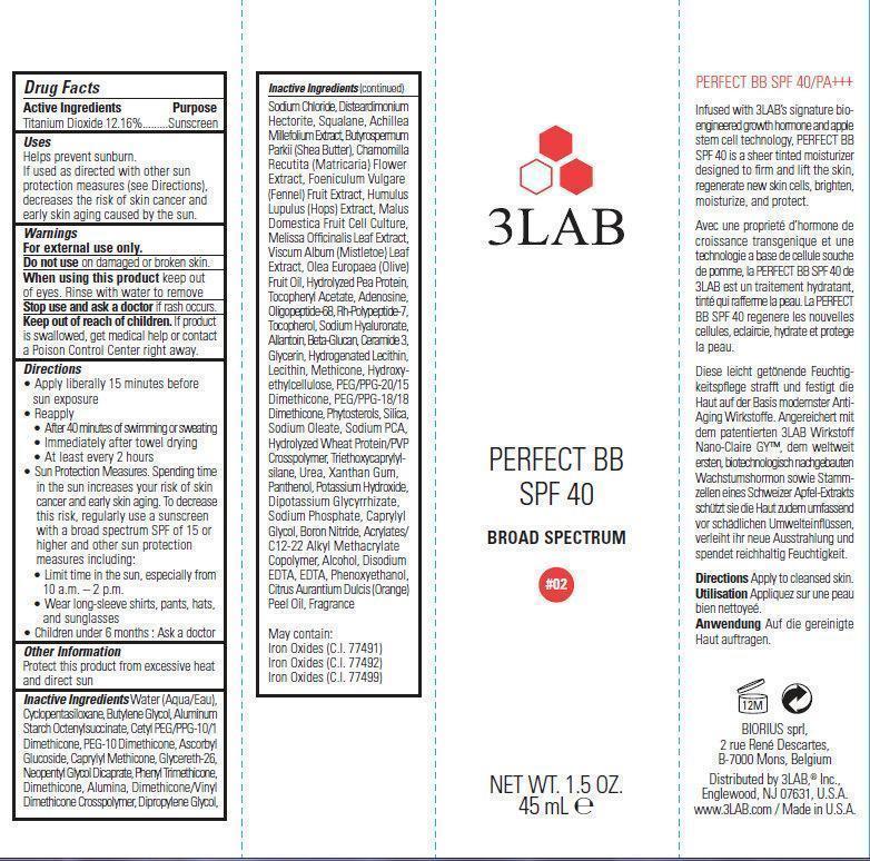 Pill image for 3lab Perfect Bb Spf 40 Broad Spectrum 02