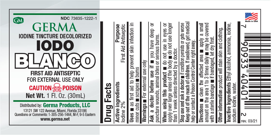 Pill image for Iodo Blanco (iodine Tincture Decolorized)